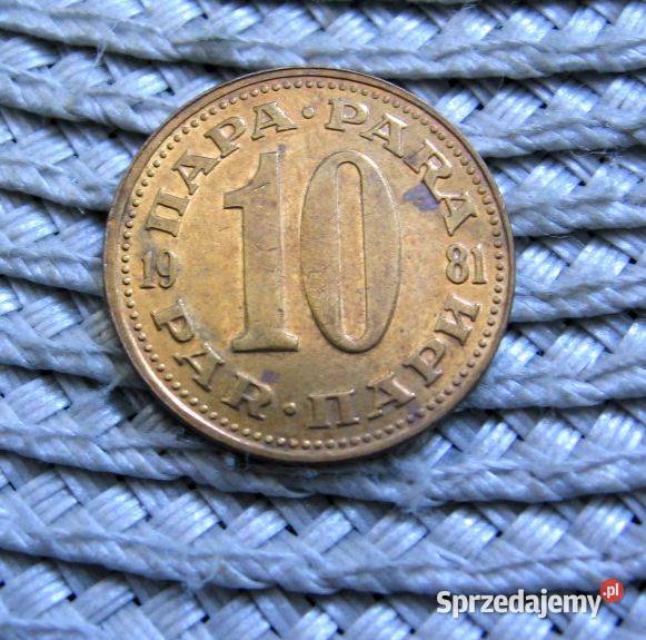 Jugosławia 10 Para 1965r Kalisz