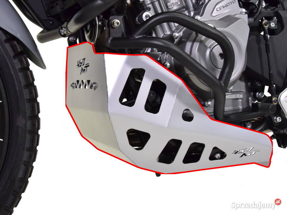 Osłona silnika do CFMOTO 450 MT stalowa srebrna Częstochowa