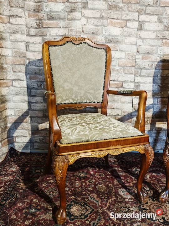 Dwa piękne fotele trony ludwik Sandomierz