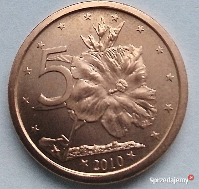 WYSPY COOKA 5 CENT2010 r ELŻBIETA KWIAT ŁADNA Legionowo sprzedam