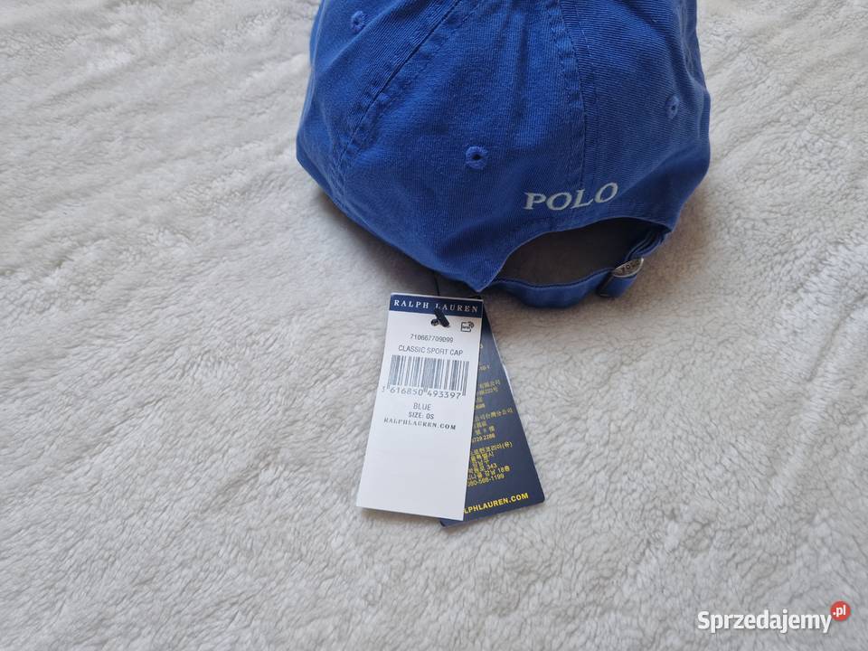 Nowa niebieska czapka z daszkiem Polo Ralph małopolskie