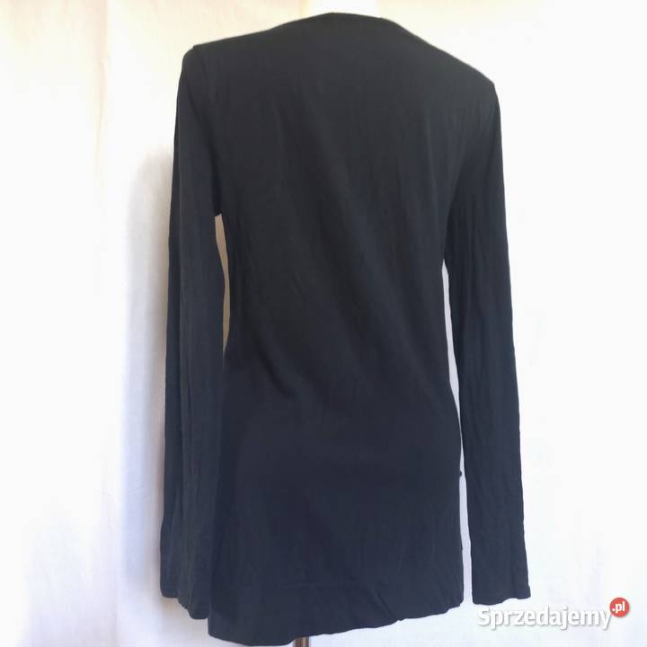 Sweter Rozpinany czarny Kardigan r 3638 bawełna długi sprzedam