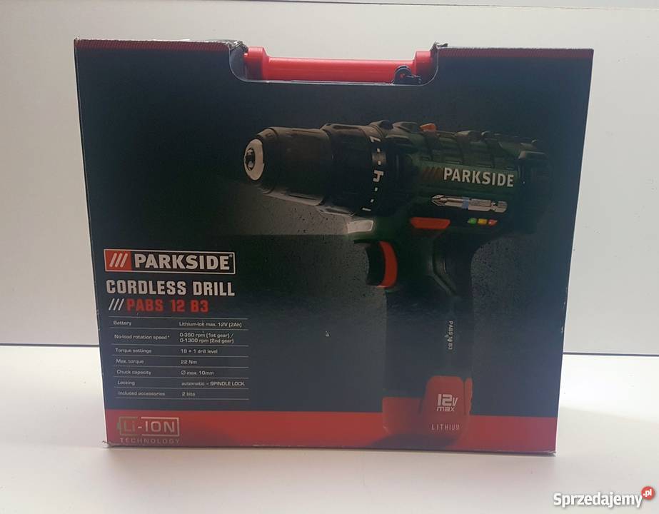 Wkrętarka PARKSIDE PABS 12 B3 nowa Wrocław