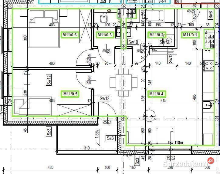 Wieliczkamieszkanie wykończone 3 pokoje balkon Wieliczka