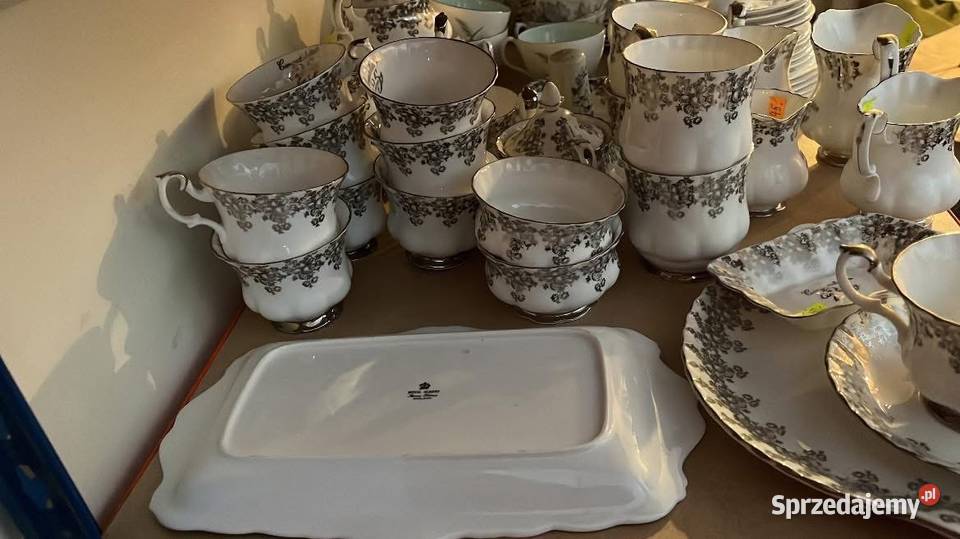 Patera Royal Albert Silver Anniversary Srebrne Antyki, Sztuka, Kolekcje