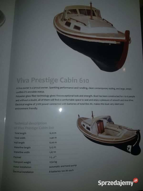 Sprzedam łódz z napędem elektrycznym Viva