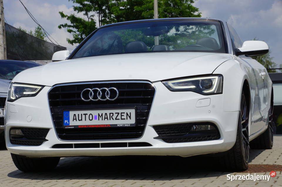 Audi A5 20 TDI CR 177 Cabrio Lift SLine BO Navi Zarejestrowany w Polsce A5 Nowy Sącz