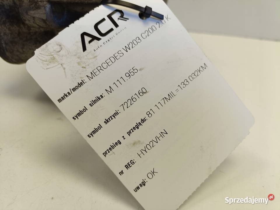 SPRĘŻARKA KLIMATYZACJI Mercedes W203 20 K Chełm sprzedam