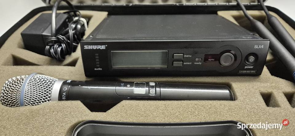 Shure SLX24BETA87A Oryginalny zestaw Konin sprzedam