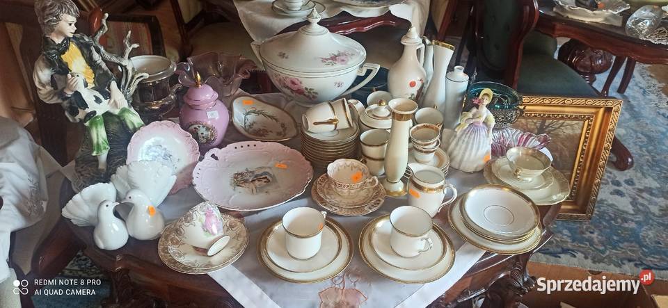 Filiżanka z talerzkiem deserowym Tuscan England Porcelana i szkło Gdańsk sprzedam