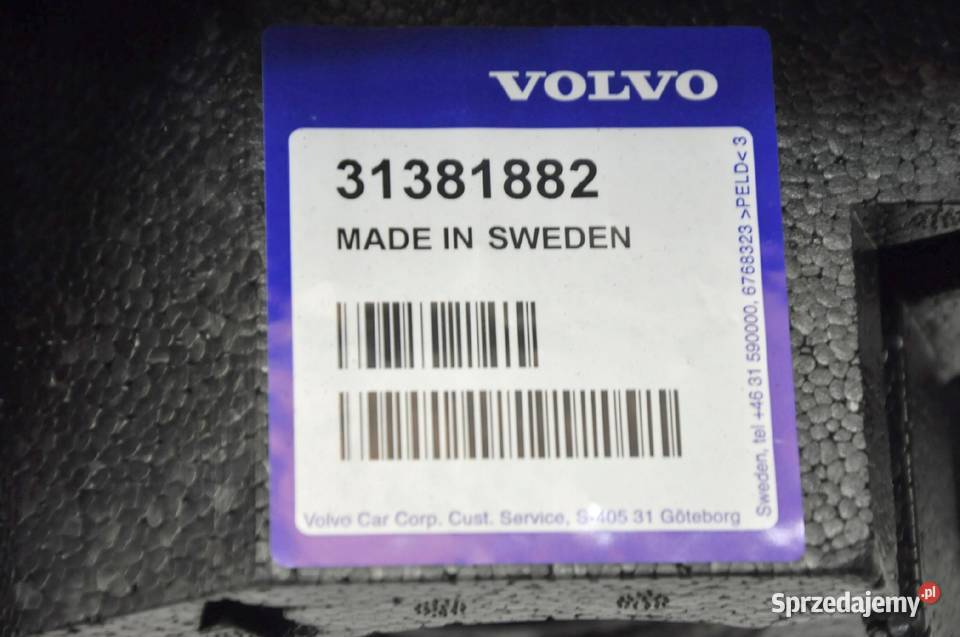 VOLVO C70 lift styropian wklad kola zapasowego Bielany Wrocławskie