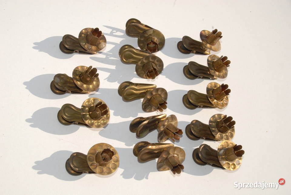 Stare uchwyty na świeczki do choinki ozdoba Cieszyn