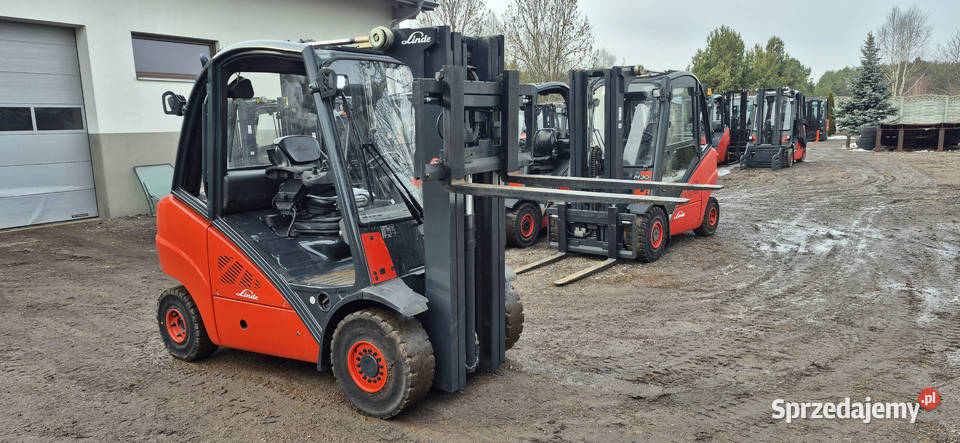 Wózek Widłowy Linde H30D Diesel Triplex 470 m Małkinia Górna