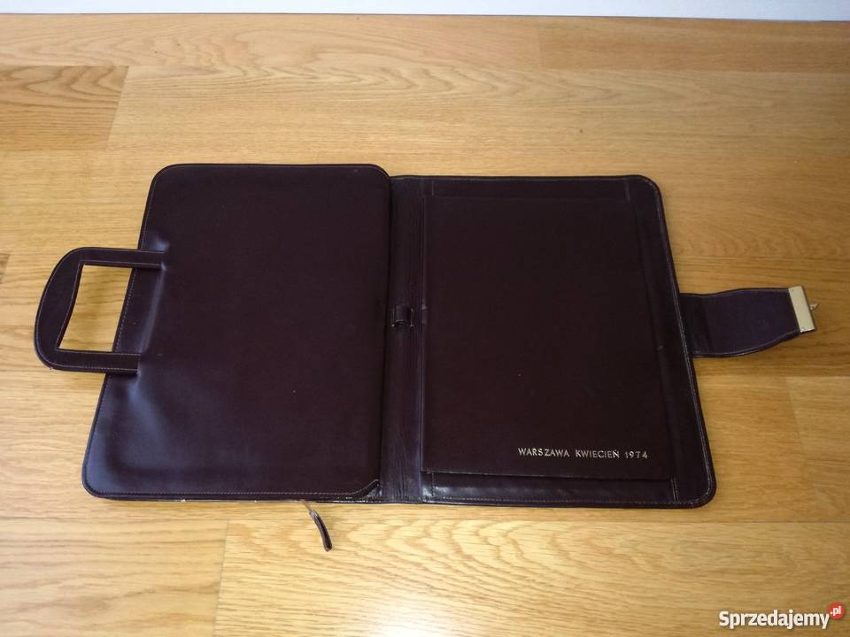 Aktówka skórzana biznesowy niezbędnik w stylu mazowieckie Warszawa