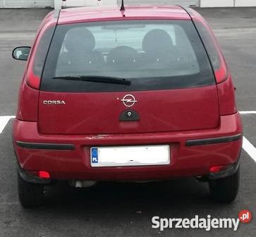 Opel Corsa C 10 12V 2004 warmińsko-mazurskie Giżycko