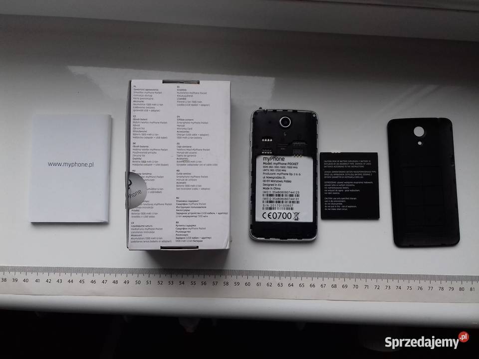 Smartfon MyPhone Pocket Black w kartoniku ładny Bydgoszcz