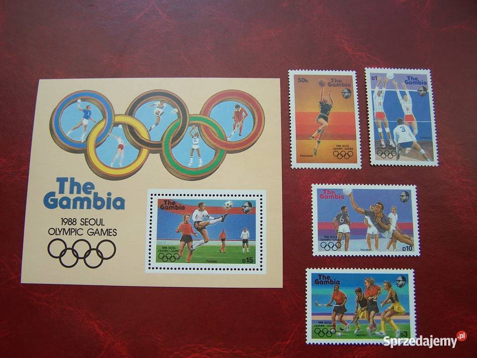 Gambia 1988 MNH Sport Olimpiada Seul 88 Filatelistyka śląskie