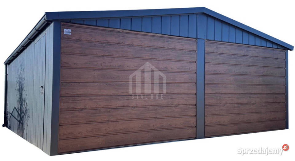 Garaż blaszany 6x58m 2x brama uchylna drzwi 358zł/m2 Mysłowice