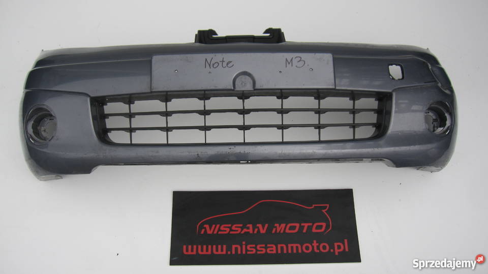 ZDERZAK PRZÓD NISSAN NOTE 0608 PRZED LIFTEM osobowe wielkopolskie Nowy Tomyśl