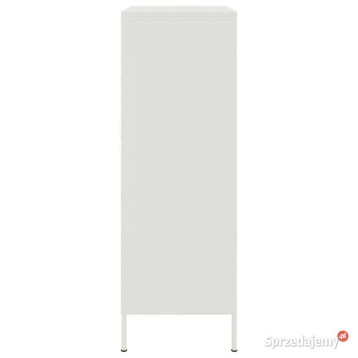 Szafka biała 68x39x113 stal WM842975