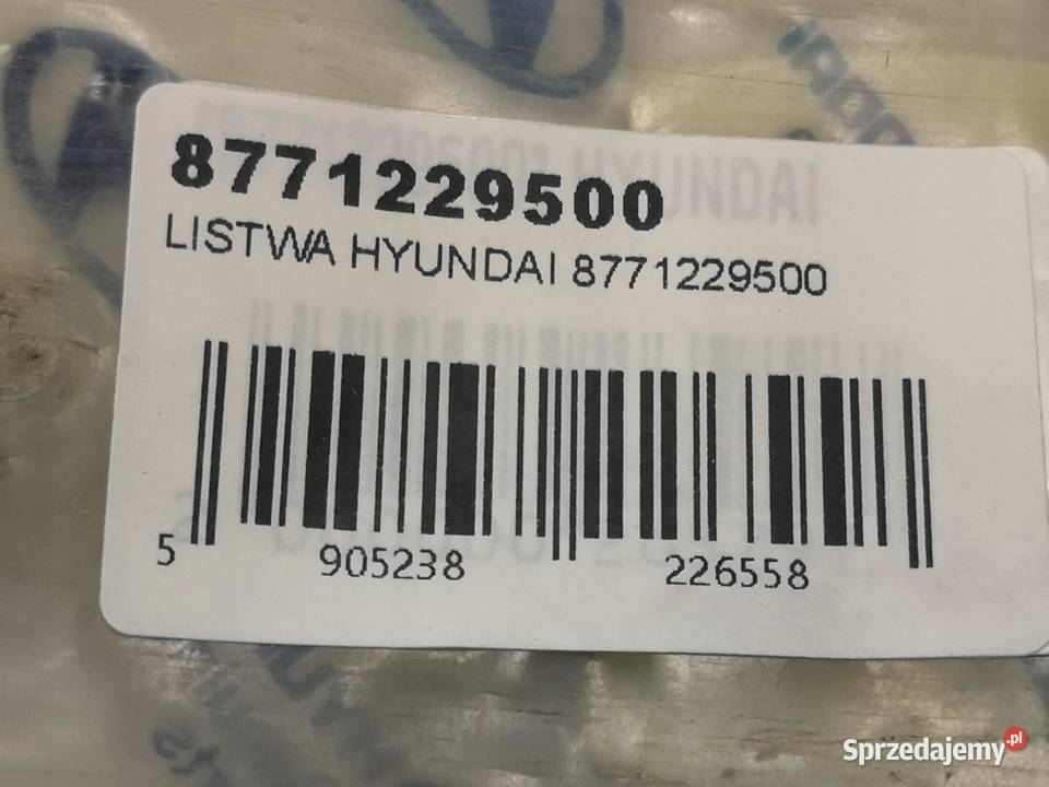 LISTWA DRZWI PRAWY PRZÓD HYUNDAI ELANTRA