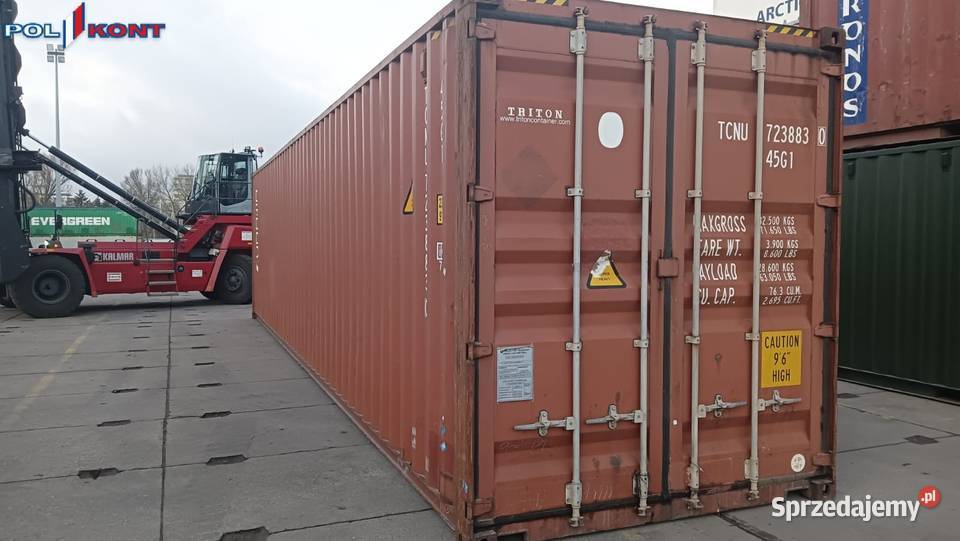 Kontener morski 12 metrów 40 HC Pewny Kontener Kraków