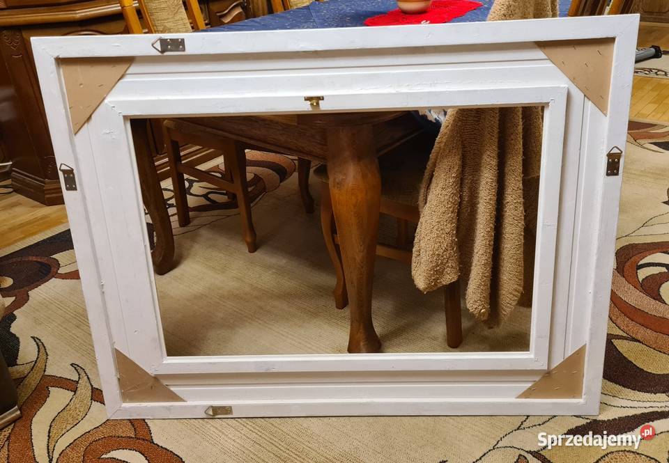 Rama stylowa drewno 60 x 90 obraz biała ekri Rzeszów sprzedam