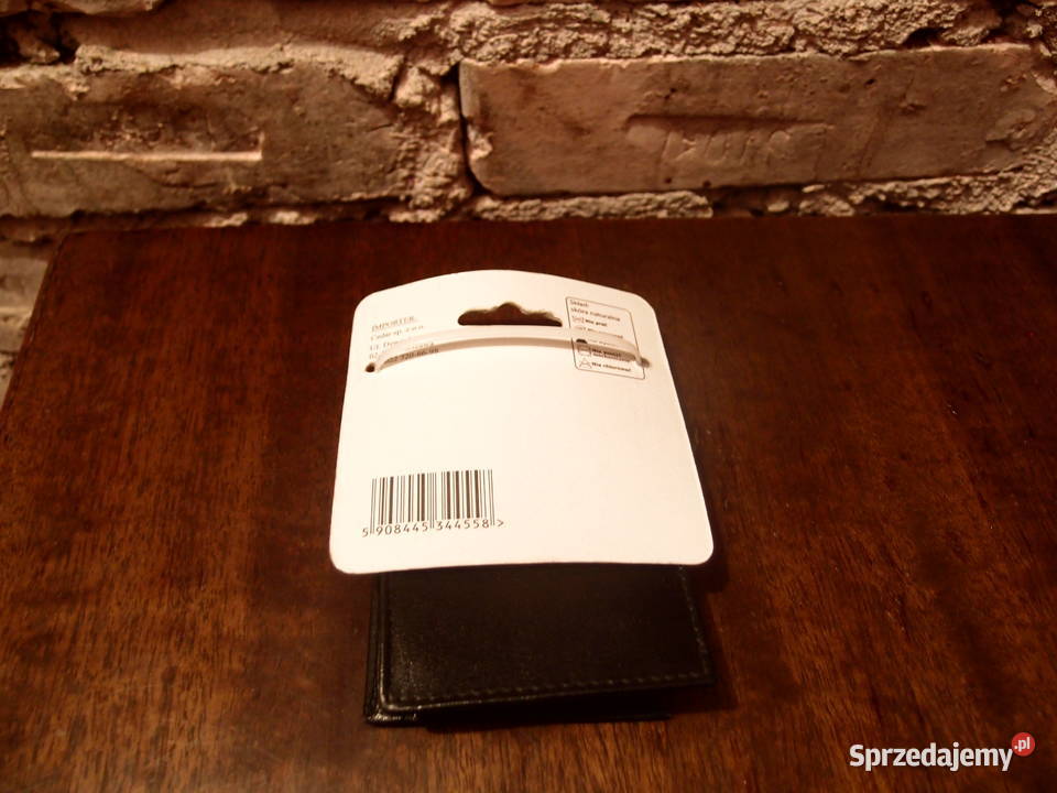 Portfel męski 4U CAVALDI skórzany czarny Łódź