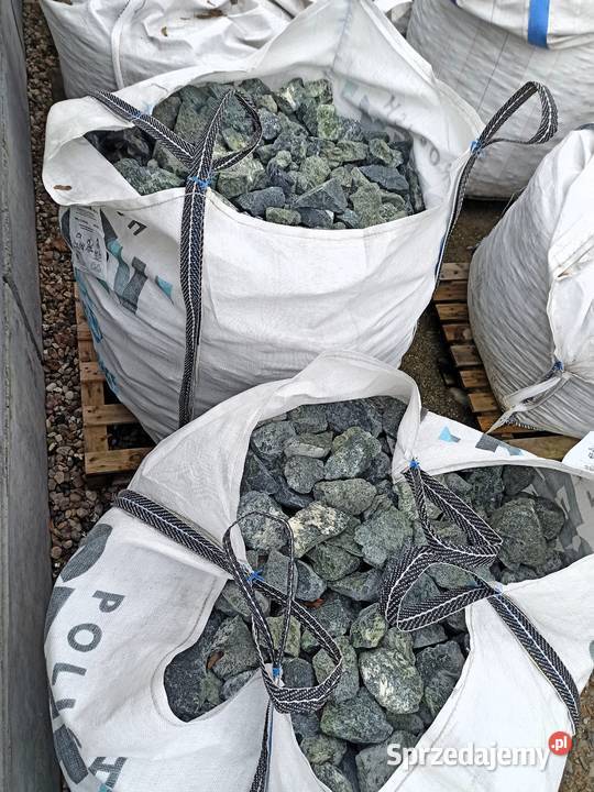 Zielony Kamień do gabionu ogrodzenie gabion Kraków