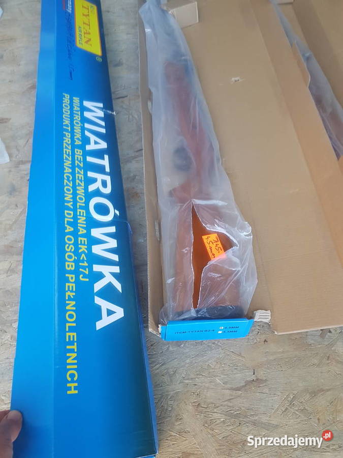 Wiatrówka Tytan 45 mm Drewniana łamana Głogowa