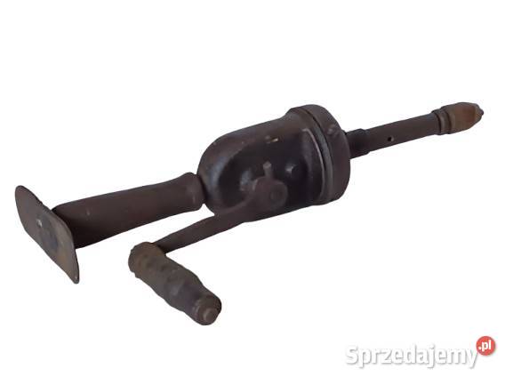 Stara Ręczna Wiertarka do Drewna DRPa DR GM Antyki Rzeszów