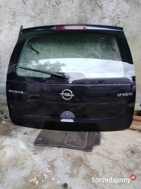 Klapa Meriva A Lift cała kompletna w kolor Klapy bagażnika Pakosław sprzedam