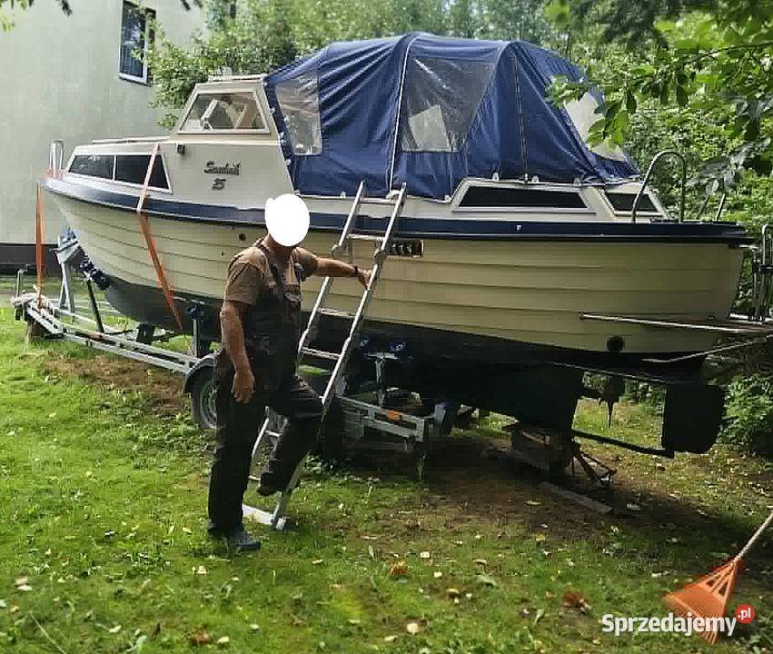 SPRZEDAM JACHT MOTOROWY SANVIK 25 warmińsko-mazurskie