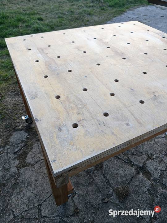 Stół stolarski warsztatowy 140x125 koła skrętne Łódź