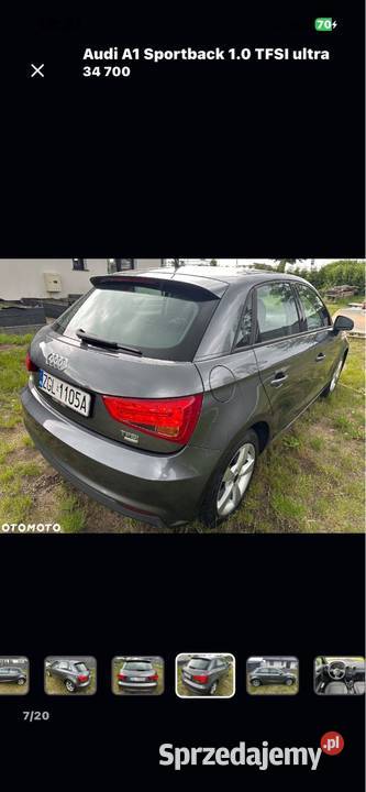 Audi A1 benzyna 40tyśKM piękna stan nieuszkodzony Łaniewo