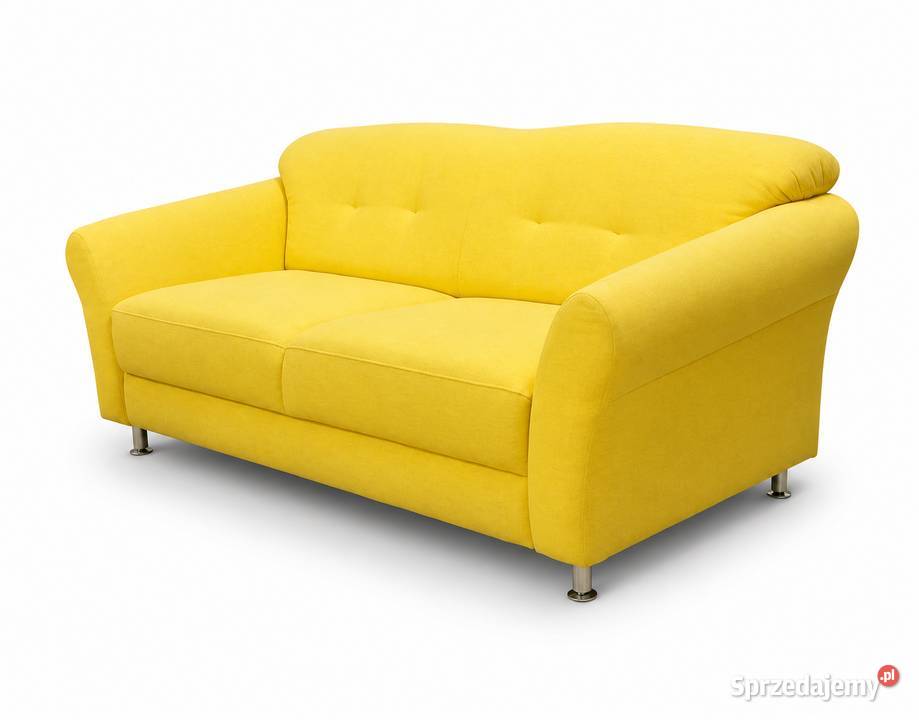 Żółta Sofa idealna do biura domowych wnętrz Nowy Sącz