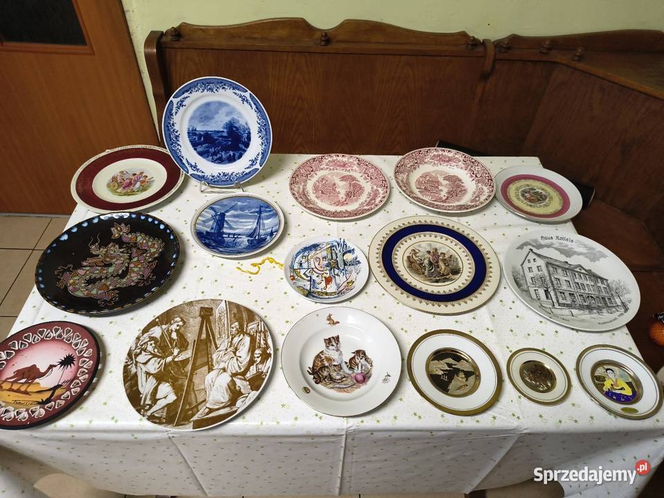 Talerze ozdobne kolekcjonerskie łódzkie Chorzew