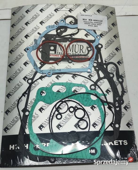 NAMURA KOMPLET USZCZELEK YAMAHA YZ 250 0207 Uszczelki silnika i osprzętu Zabrze
