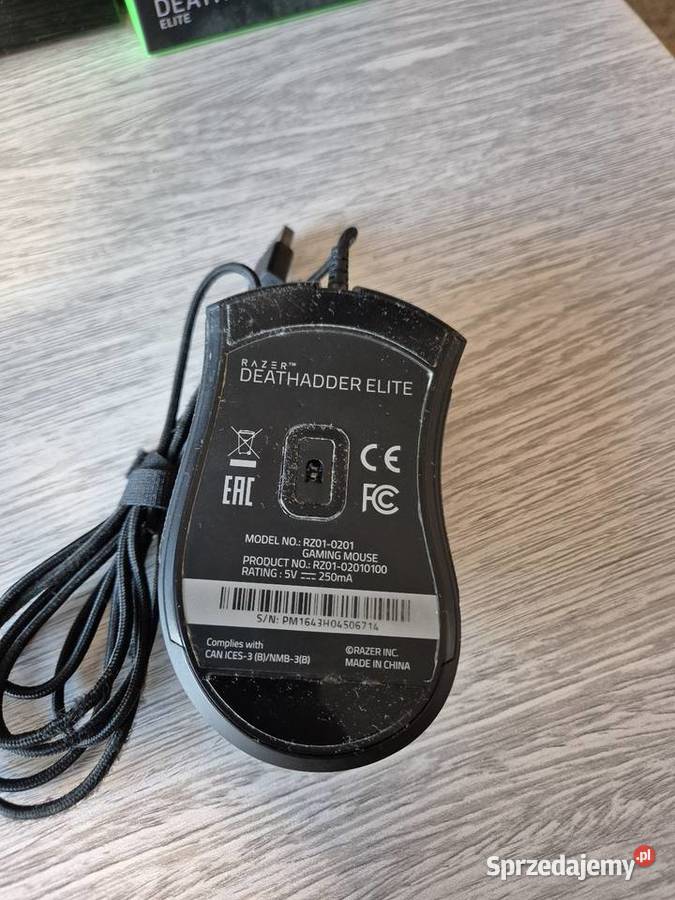 Myszka Razer deathadder elite Piątnica Poduchowna sprzedam