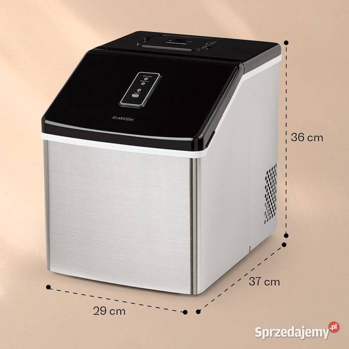 Nowa Kostkarka do lodu Przeźroczyste kostki lodu Nowe Bielice