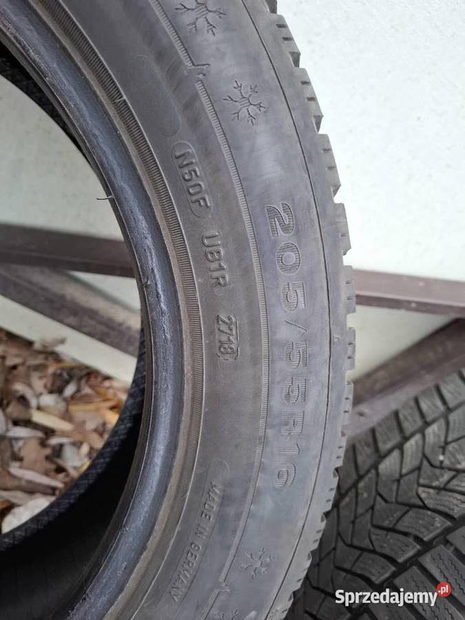 Opony zimowe dunlop 205 55 16r 2018 zima Czudowice