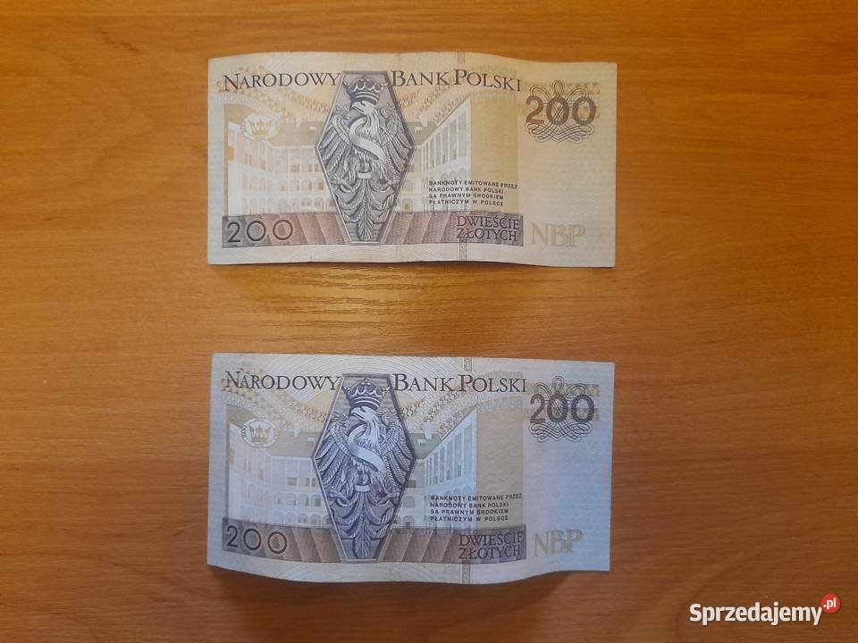 Banknot kolekcjonerski 200zl Numizmatyka Oleśnica