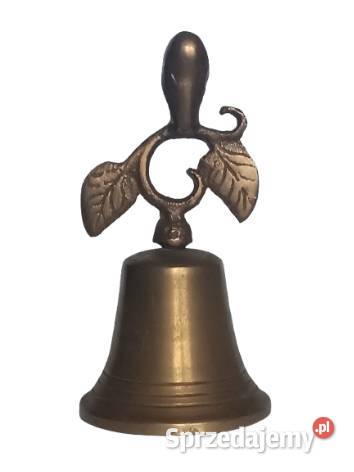 Mosiężny dzwonek ozdobny z motywem winorośli Rzeszów