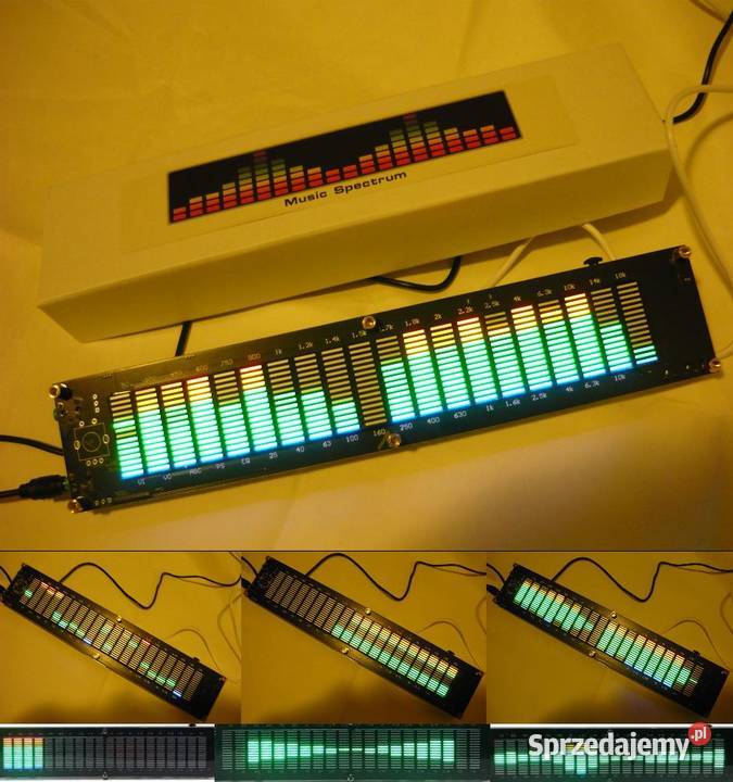 Wskaźnik LED spectrum audio 25 cm widmo korektor analizator