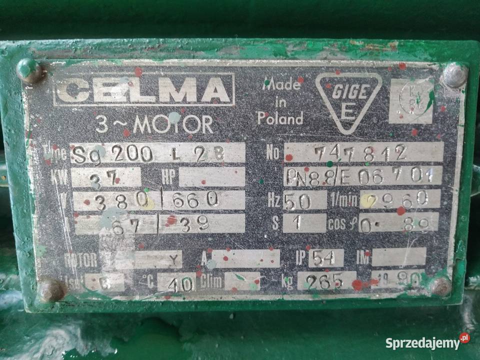 Pompy do wody przemysłowe CELMA 3037 kW używane