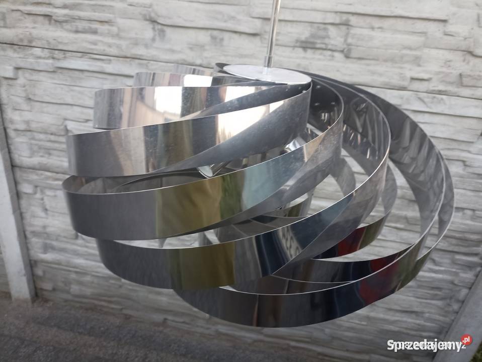 Żyrandol lampa wisząca ze stali nierdzewnej opolskie Komprachcice
