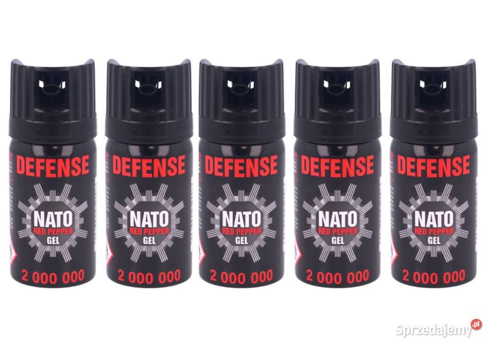 5x Gaz pieprzowy Sharg Nato Defence Gel 2mln Turystyka Maciejowice