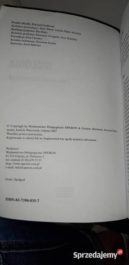 biologia operon matura studia Warszawa sprzedam
