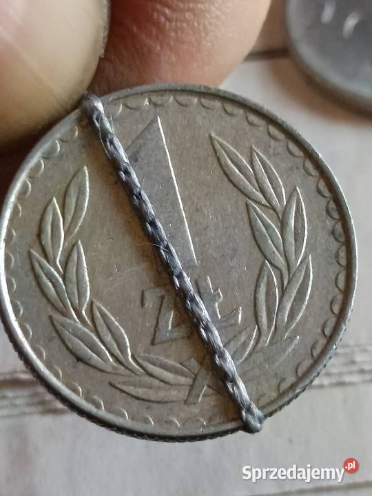Sprzedam monete 1 zloty 1985 mala skretka Chełm