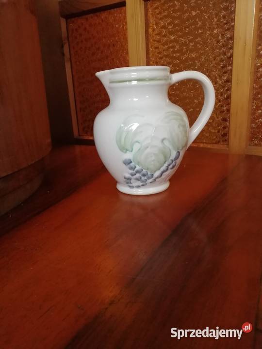 ceramiczny biały dzbanek Dom i Ogród Siemianowice Śląskie
